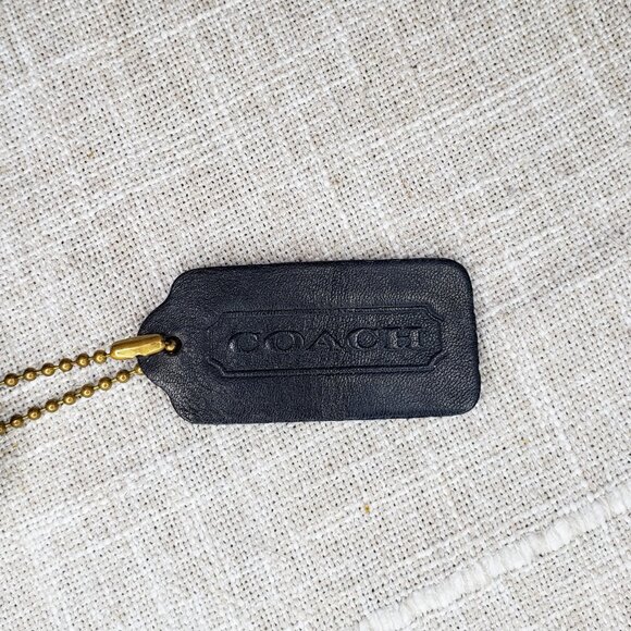 Coach Court Satchel & Crossbody Bag - Vintage Black Leather (Made in US) - Picture 16 of 16